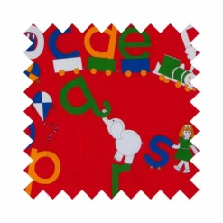 Store ABC Primary Print Fabric - Cotton Tea Towels | Fabric By The Metre