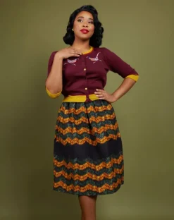 Sale Ada Skirt - Black Feather Boa Women Skirts | Tea Towels