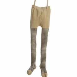 Cheap Baby Tights - Mustard / Grey Stripe Kids Children's Accessories | Baby