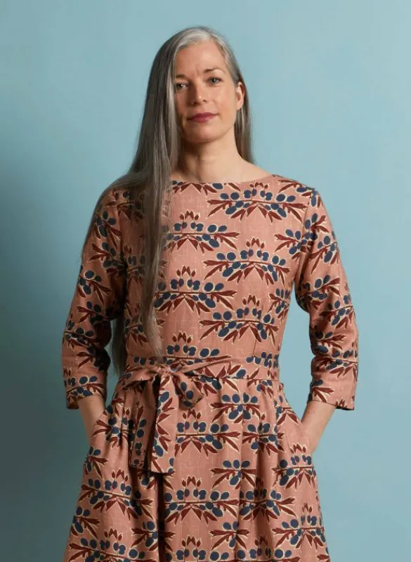 Sale Beatrice - Nouveau Plum Dress Women Dresses | Tea Towels