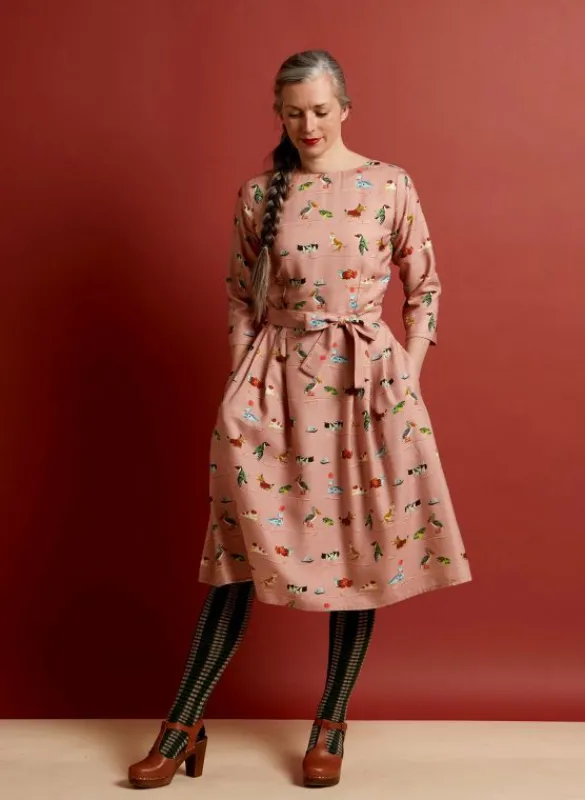 Cheap Beatrice - Pink Mechanical Toys Dress Women Dresses | Tea Towels
