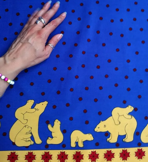 Best Sale Blue Polar Bear Fabric - Cotton Twill Tea Towels | Fabric By The Metre