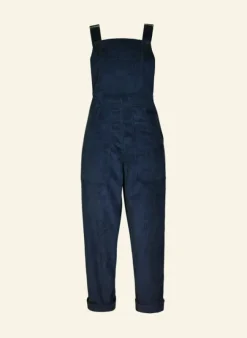 Hot Bonnie Dungarees - Navy Corduroy Women Jumpsuits & Dungarees | Tea Towels