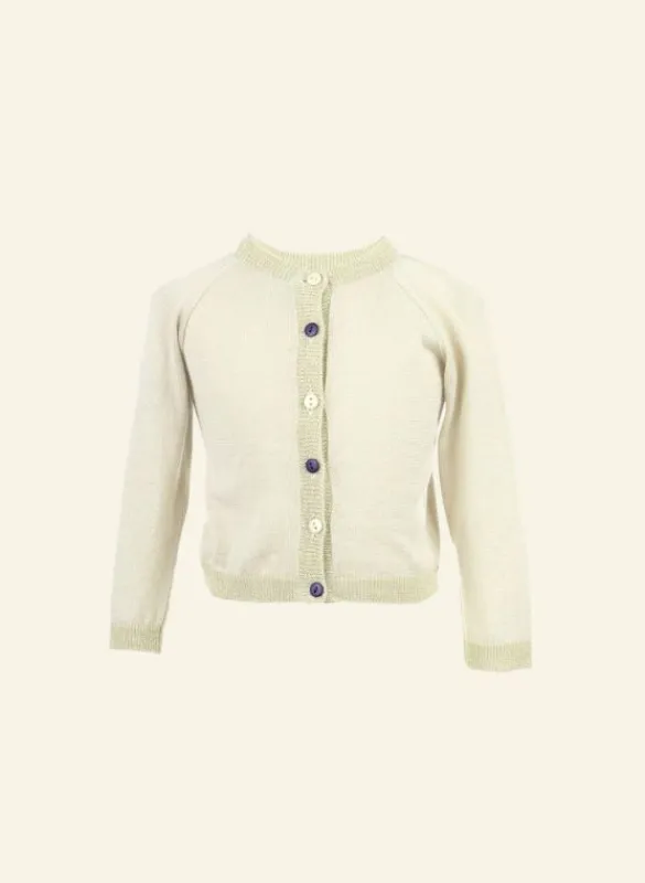 Flash Sale Children's Classic Cardigan - Sparkly Gold Kids Children's Knitwear | Baby