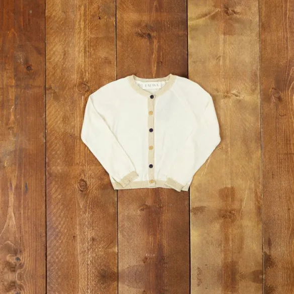 Flash Sale Children's Classic Cardigan - Sparkly Gold Kids Children's Knitwear | Baby