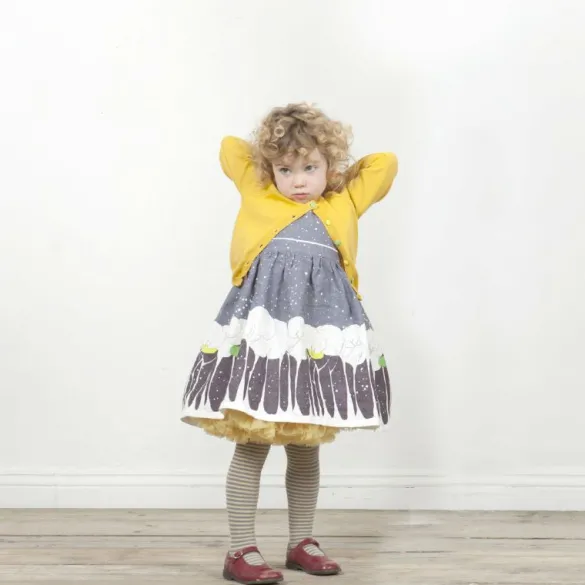 Clearance Children's Classic Cardigan - Mustard Yellow Kids Children's Knitwear | Baby