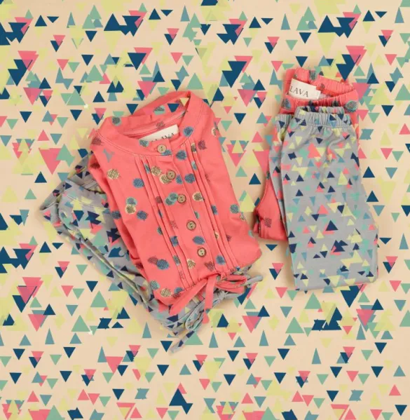 Discount Children's Leggings - Grey Triangle Kids Children's Archive Dresses | Tea Towels