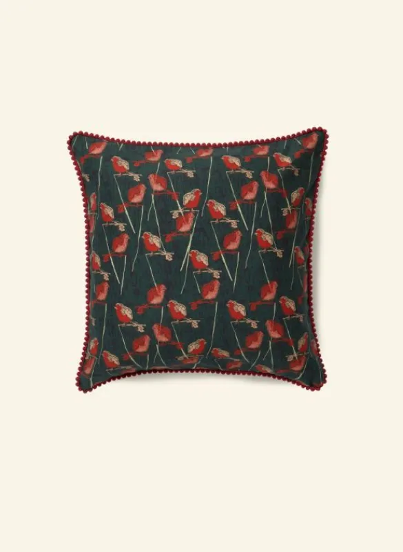 Best Sale Cushion Cover - Forest Green Robin Tea Towels | Cushion Covers