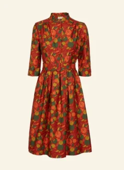 Outlet Cynthia - Red Apple Orchard Women Dresses | Tea Towels