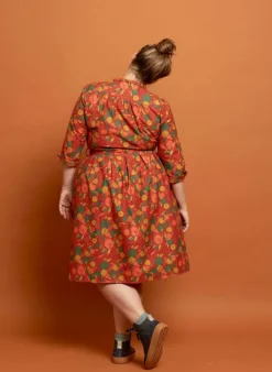 Outlet Cynthia - Red Apple Orchard Women Dresses | Tea Towels