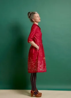 Online Cynthia - Red Christmas Dress Women Dresses | Tea Towels