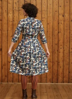 Outlet Cynthia Dress - Blue Puffin Women Dresses | Tea Towels