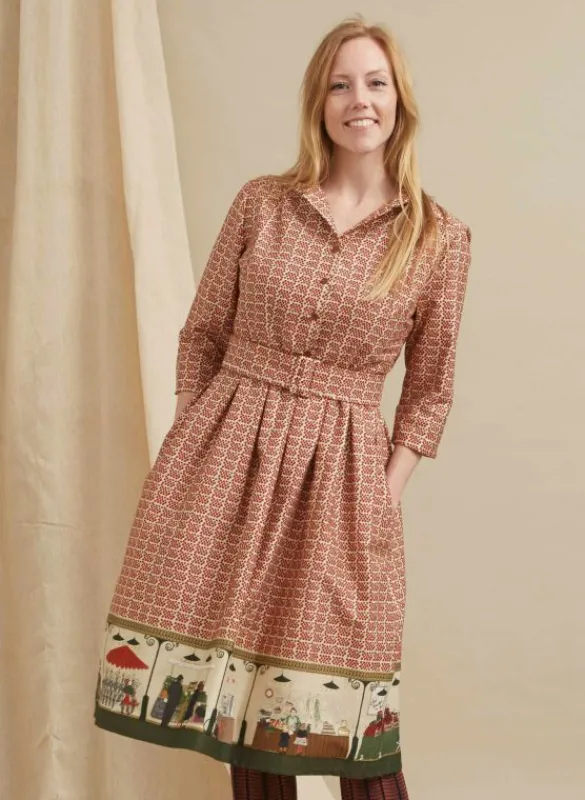 Shop Cynthia Dress - Cream Farmers Market Women Dresses | Tea Towels
