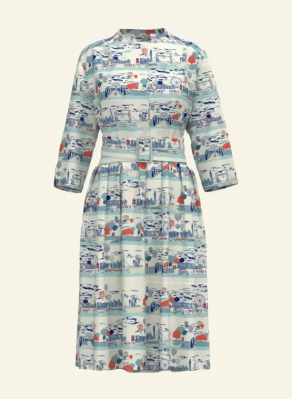 Hot Cynthia Dress - Cream London Rows Women Dresses | Tea Towels