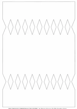 New DIY Christmas Cracker - Colour Your Own Template Tea Towels