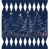 Clearance DIY Christmas Cracker - Navy Christmas Template Tea Towels