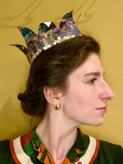 Clearance DIY Christmas Crown - Rust Bauhaus Tea Towels