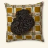 Discount Dog Bed - Mustard Checks Tea Towels | Dog Beds