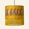 Clearance Drum Fringe Lampshade - Mustard Mid-Century Feather Tea Towels | Lampshades