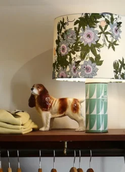 Best Drum Lampshade - Ivory Passionflower Tea Towels | Lampshades
