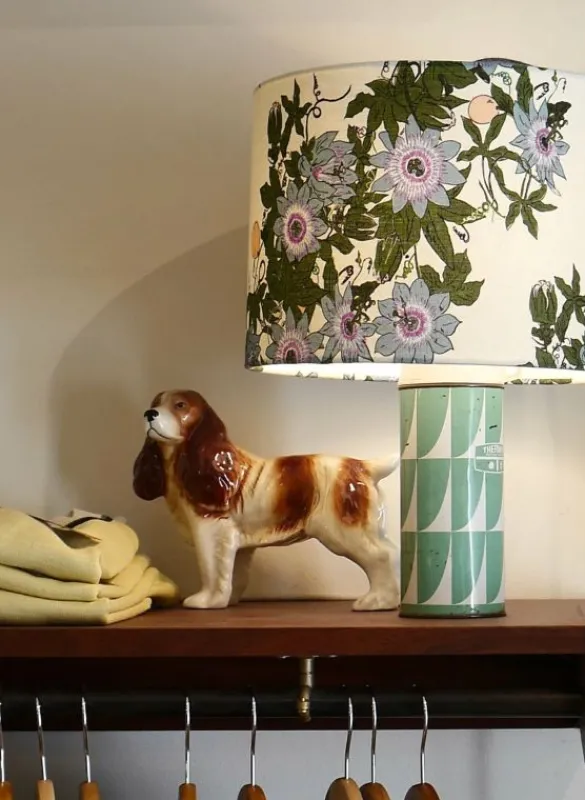 Best Drum Lampshade - Ivory Passionflower Tea Towels | Lampshades