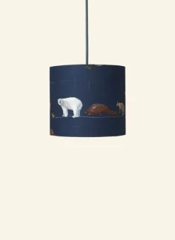 Online Drum Lampshade - Navy Endangered Animals Tea Towels | Lampshades