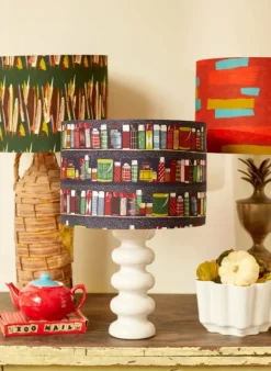 Sale Drum Lampshade - Navy Thermos Flasks Tea Towels | Lampshades