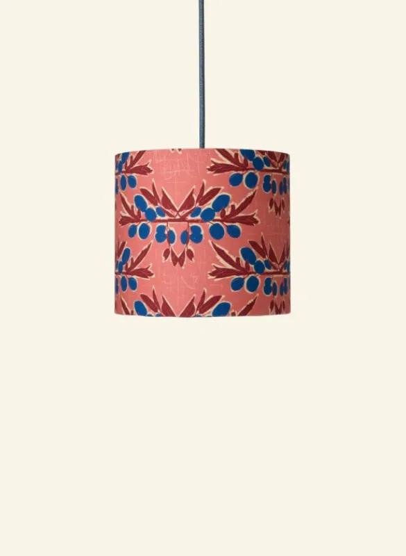 Shop Drum Lampshade - Pink Nouveau Plum Tea Towels | Lampshades