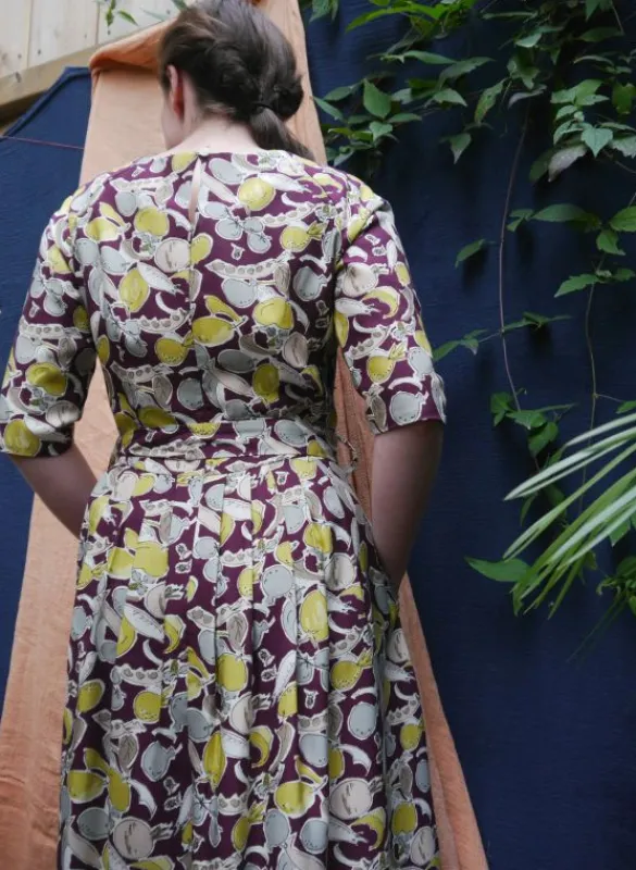 Outlet Elsie Dress - Plum Homegrown Women Dresses | Tea Towels