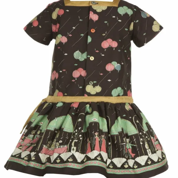 Sale Emily Children's Dress - Black Ballroom Tea Towels