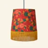 Flash Sale Empire Fringe Lampshade - Red Apple Orchard Tea Towels | Lampshades
