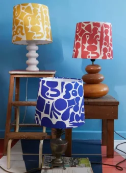 New Empire Lampshade - Blue Cave Tea Towels | Lampshades