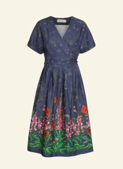Clearance Esme Dress - Indigo Wildflower Women Dresses | Tea Towels
