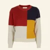 Best Sale Esther Long - Red Bauhaus Jumper Women Knitwear | Tea Towels