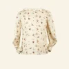 Sale Ethel Girl's Blouse - Cream Ducks Tea Towels