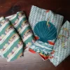 Cheap Fabric Bundle - Lido/Beach huts Women Made From Leftover Fabric | Tea Towels
