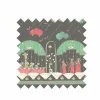 Hot Grey Ballroom Fabric - Organic Cotton Twill Tea Towels | Fabric By The Metre