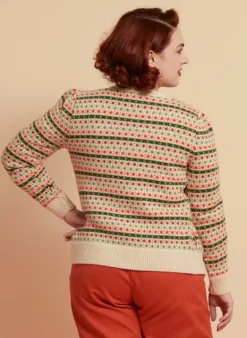 Clearance Heritage - Popcorn Cream Cardigan Women Knitwear | Wool Knitwear