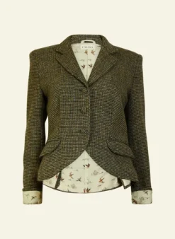 Sale Heritage Riding Jacket - Hazel with Cream Duck Lining Women Coats & Jackets | Tweed Jackets