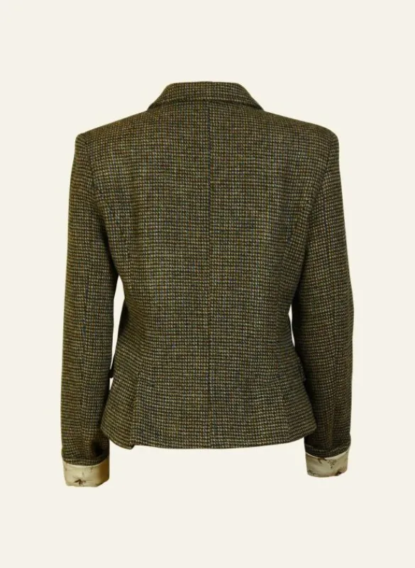 Sale Heritage Riding Jacket - Hazel with Cream Duck Lining Women Coats & Jackets | Tweed Jackets