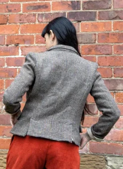 Sale Heritage Riding Jacket - Hazel with Cream Duck Lining Women Coats & Jackets | Tweed Jackets