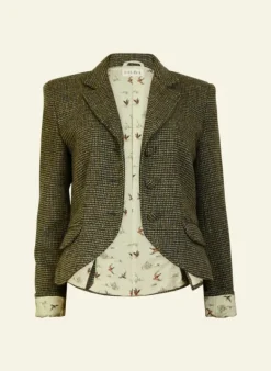 Sale Heritage Riding Jacket - Hazel with Cream Duck Lining Women Coats & Jackets | Tweed Jackets