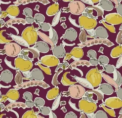 Fashion Homegrown - Blackcurrant - Tencel - Fabric Tea Towels | Fabric By The Metre
