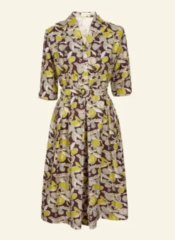 Cheap Ida - Blackcurrant Homegrown Dress Women Dresses | Tea Towels