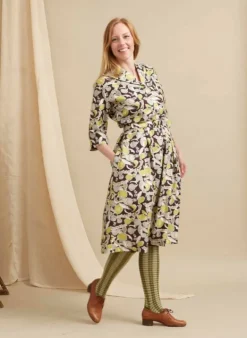 Cheap Ida - Blackcurrant Homegrown Dress Women Dresses | Tea Towels