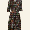 Store Ida - Navy Thermos Flask Dress Women Dresses | Tea Towels
