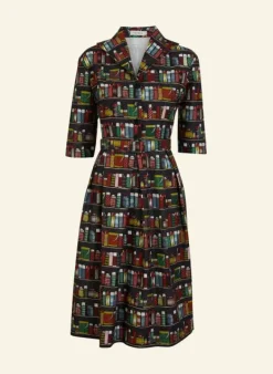 Store Ida - Navy Thermos Flask Dress Women Dresses | Tea Towels