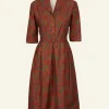 Flash Sale Ida - Rust Hedgerow Dress Women Dresses | Tea Towels