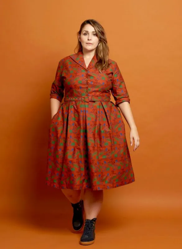 Flash Sale Ida - Rust Hedgerow Dress Women Dresses | Tea Towels