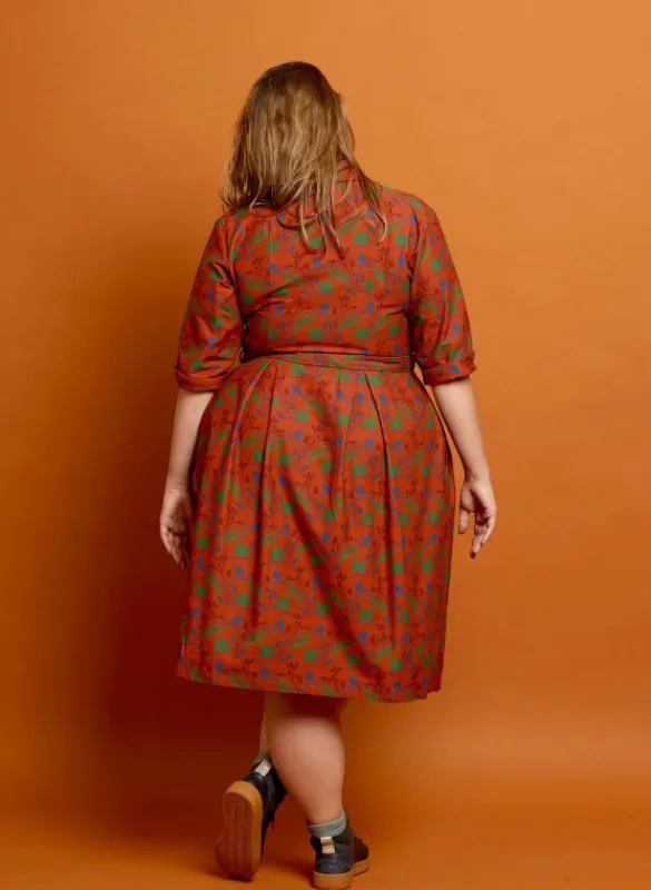 Flash Sale Ida - Rust Hedgerow Dress Women Dresses | Tea Towels